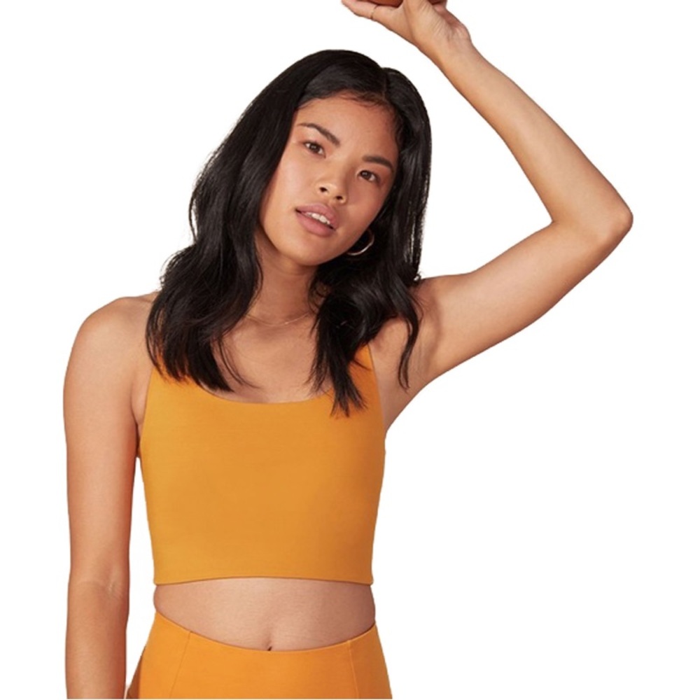 Girlfriend Collective Paloma bra in Honey